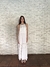 Vestido Off White Listras - Desapega e Circula