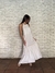 Vestido Off White Listras