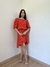 Vestido Seda Estampa Decote Ombros Ateen Tam G - comprar online