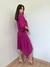 Vestido Seda Saia Assimétrica Ateen Tam P