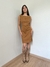 Vestido Suede Zíper Costas Tam M - comprar online