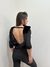 Blusa Couro Camurça Com Gola de Pele Tam P - loja online