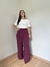 Calça com Pala Frente Marsala Nv GG - comprar online