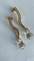 Brinco Pingente Gota Cristal - Desapega e Circula