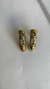 Brinco Trabalhado Dourado com Pedras - Desapega e Circula