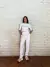 Conjunto de Malha Off White Isa Paes - Desapega e Circula