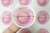 STICKERS GRACIAS ROSE&GOLD X 9 UNIDADES
