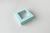 CAJA CON VISOR 8X8X2.5CM AQUA- C317