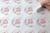 STICKERS FELIZ DIA DE LA MADRE ROSA X 9 UNIDADES