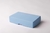 CAJA REVERSIBLE 24X15X5.5CM CELESTE/BLANCA- C129