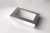 CAJA PLATEADA CON VISOR 15X9X3CM- C253