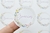 STICKERS GRACIAS DISEÑO FLORES SILVESTRES X 9 UNIDADES