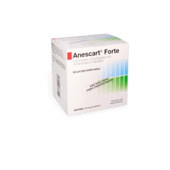 Anescart Forte Anestesia 100u Carpules Plásticas.