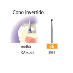 FRESAS DE CARBURO CONO INVERTIDO FG SSWHITE - EASYDENTOESTE