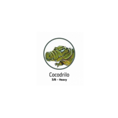 GOMA INTRAORAL COCODRILO 3/8 HEAVY 6.5 OZ ORTHORGANIZERS