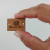Etiqueta Couro Sintético em Zetex - Retangular 3x2 cm
