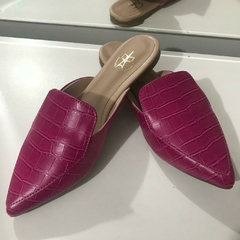 Muller Feminino Sandália Rasteira muller scarpin Bico Fino