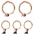 Kit com 05 Guirlandas em Vime seco 35cm