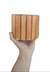 Vaso Artesanal em Madeira para Flores e Decoração - comprar online