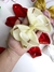 Laço Penélope com sobreposição em organza