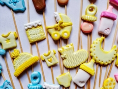 Topper Porcelana Fría - Baby Shower / Nacimiento / 1 añito / Bautismo