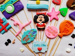 Topper Porcelana Fría - Arte Música Dibujo Foto - tienda online
