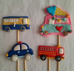 Topper Porcelana Fría - Transportes Varios Motivos