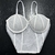 Cropped Feminino Branco Ano Novo Tule Brilho Transparência Glitter