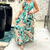 Vestido Longo Estampa Floral Decotado Verão Veste Bem na internet