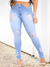 Calça Jeans Feminina Corrente Empina Bumbum Veste Bem
