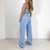 Macacão Jeans Feminino Zíper Tomara Que Caia Curto Botão - comprar online
