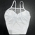 Imagem do Cropped Feminino Branco Ano Novo Tule Brilho Transparência Glitter