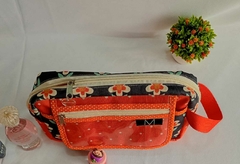 Cartuchera Valentina - Azul - (flores) - tienda online