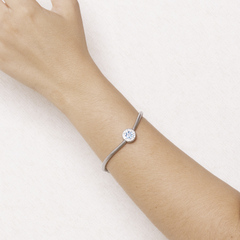 Berloque Flor Strass Azul - urbanusinox