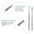 7Pcs Portátil Multifuncional Kit De Limpeza Da Orelha Removedor De Cera De Ouvido Ear Escolha Earpick Cleaner Colher
