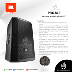 JBL PRX 815 - Parlante amplificado (1500w)