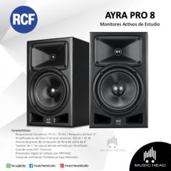 RCF Ayra pro 8 - Monitores de estudio (Par)