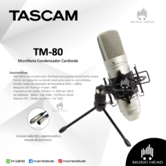 Tascam TM-80 - Micrófono de Condensador
