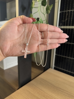 Corrente Cartier cadeado 1.5mm 70cm com pingente na internet
