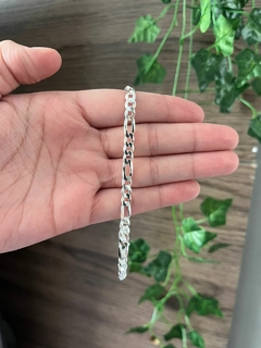 pulseira 3x1 figaro 5mm 21cm na internet