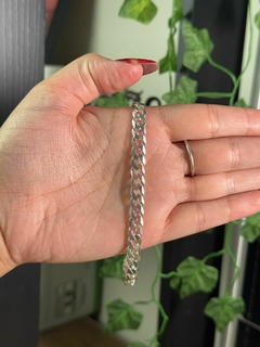 pulseira Escama de peixe 7mm 21cm