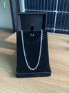 Corrente Cartier cadeado 3mm 70cm