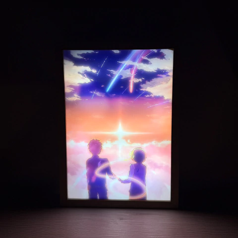YOUR NAME CUADRO LED