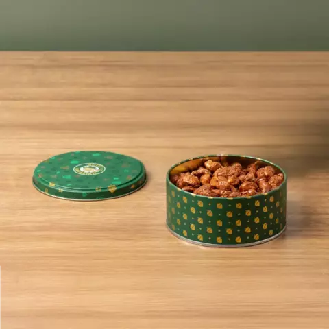 Lata Verde 320g Castanha de Caju Glaceada - comprar online