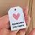 Tag Personalizada com furo - Tamanho 6x4