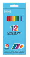 LÁPIS DE COR TILIBRA 12 CORES PERSONALIZADO COM NOME A LASER