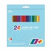 LÁPIS DE COR TILIBRA 24 CORES PERSONALIZADO COM NOME A LASER - comprar online