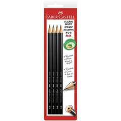 LÁPIS FABER CASTELL PRETO N2 ECOLAPIS