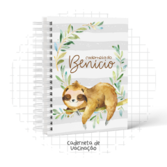 CADERNETA DE SAÚDE MENINO BICHO PREGUIÇA PERSONALIZADA - comprar online