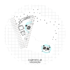 CADERNETA DE SAÚDE MENINO PANDA PERSONALIZADA na internet